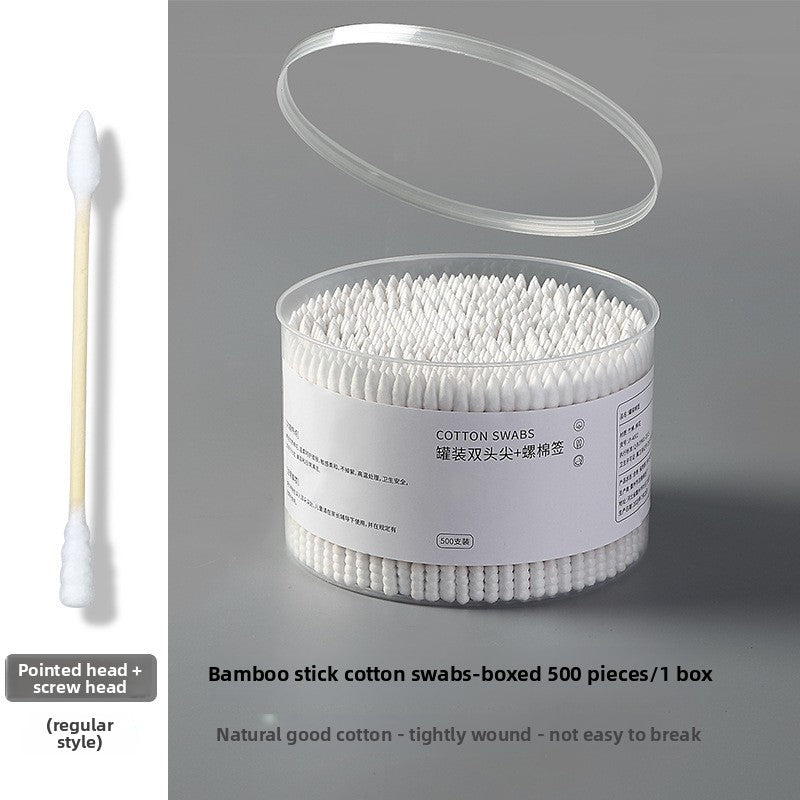 Double Ended Cotton Swabs with Wooden Sticks