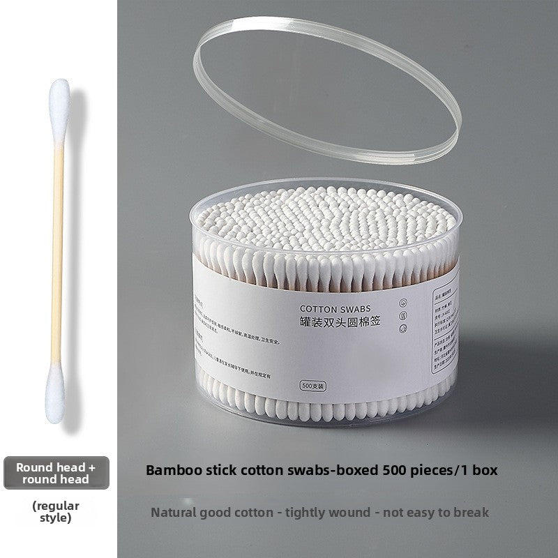 Double Ended Cotton Swabs with Wooden Sticks