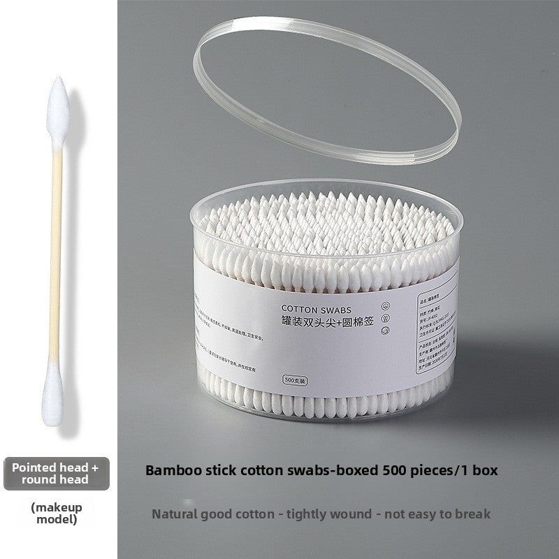 Double Ended Cotton Swabs with Wooden Sticks